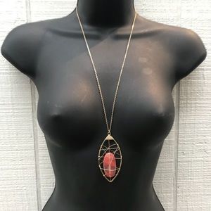 Wire wrapped necklace